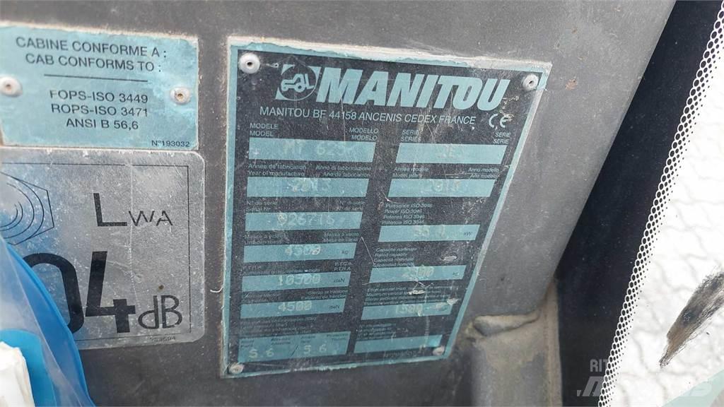 Manitou MT625T Teleskopiskie manipulatori