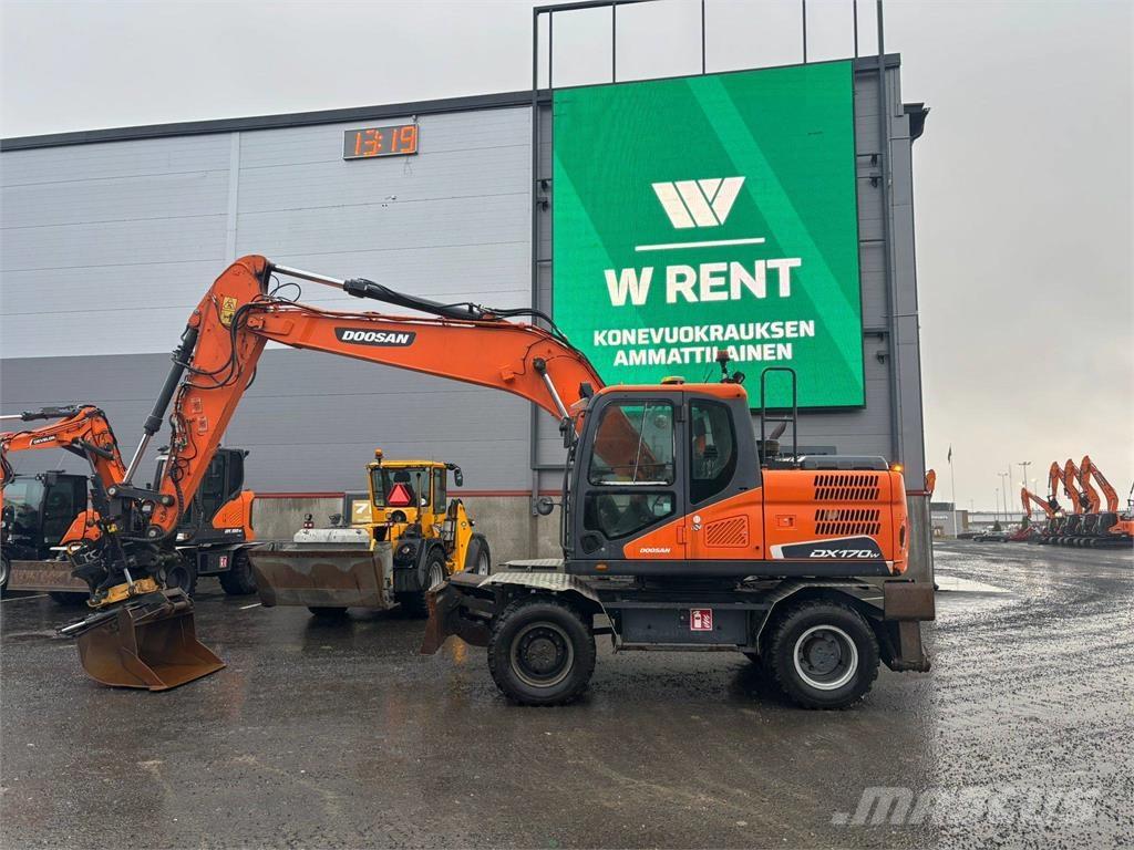 Doosan DX170W-5 Ekskavatori uz riteņiem