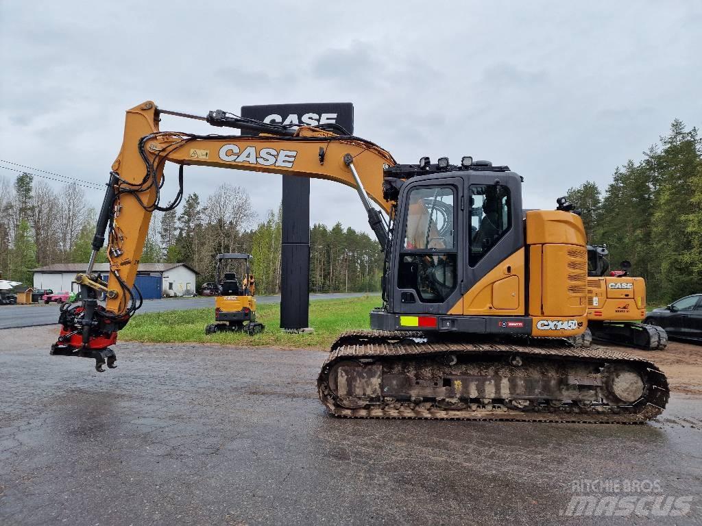 CASE CX 145 D SR LC Kāpurķēžu ekskavatori