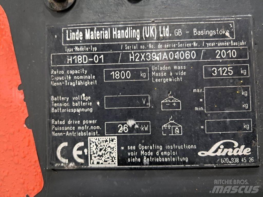 Linde H18D-01 Tehnika ar dīzeļa dzinēju
