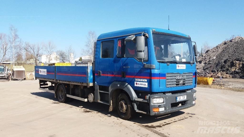 MAN TGL8.180 Platformas/izkraušana no sāniem