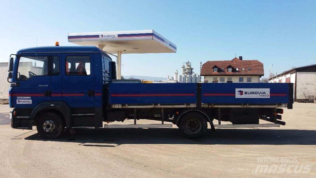 MAN TGL8.180 Platformas/izkraušana no sāniem