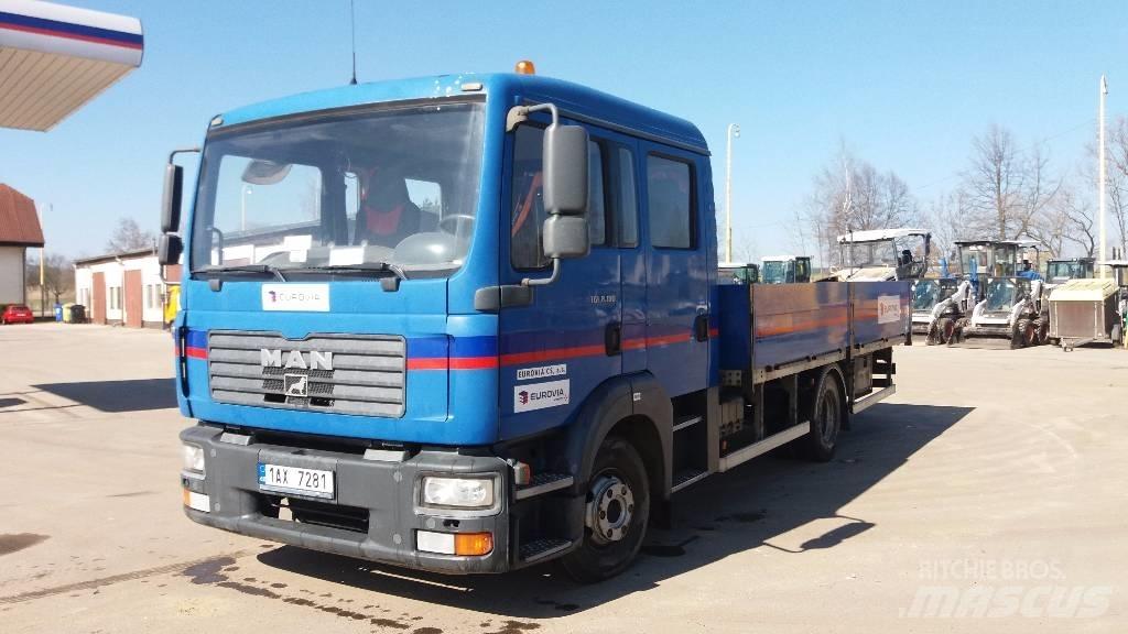 MAN TGL8.180 Platformas/izkraušana no sāniem