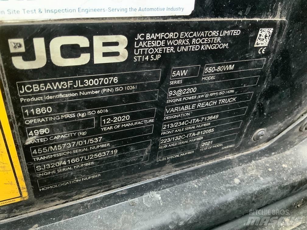 JCB 550-80 Teleskopiskie manipulatori