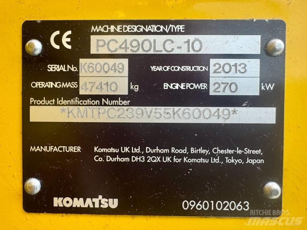 Komatsu PC 490 LC-10 Kāpurķēžu ekskavatori