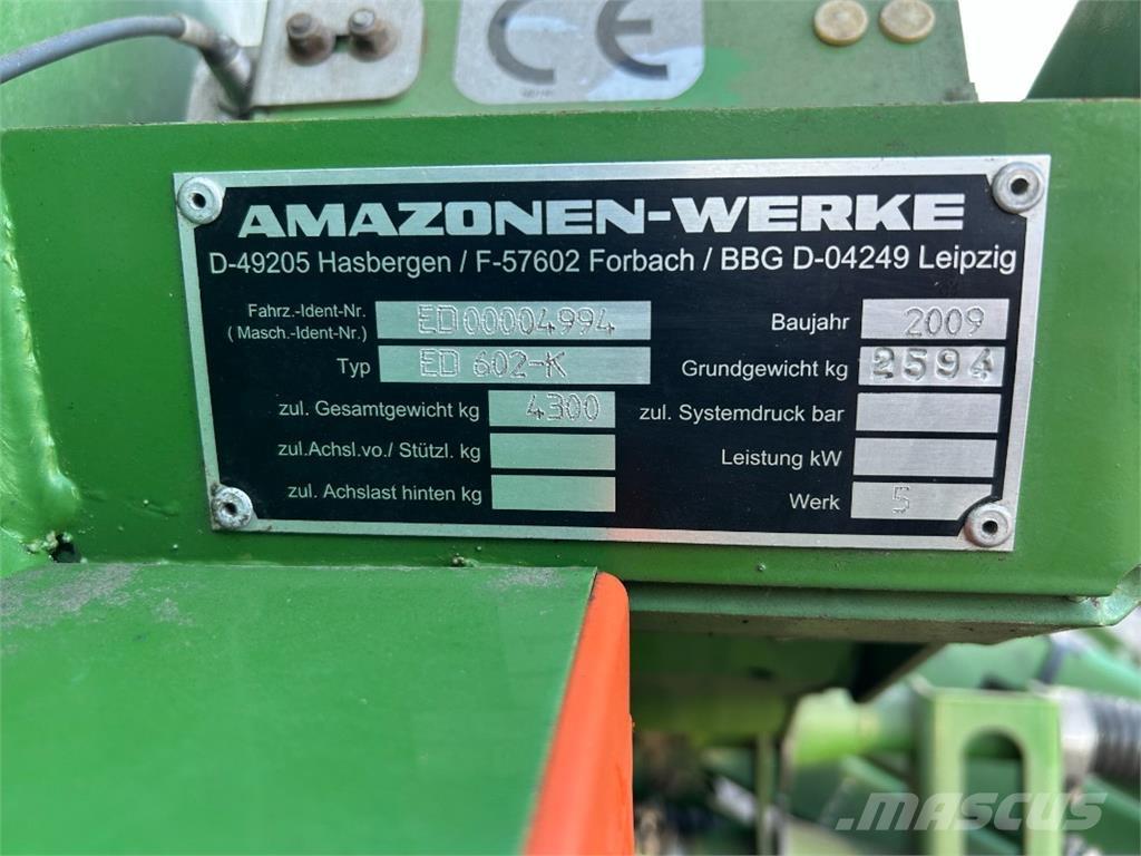 Amazone ED 602-K Precīzās izsējas sējmašīnas 
