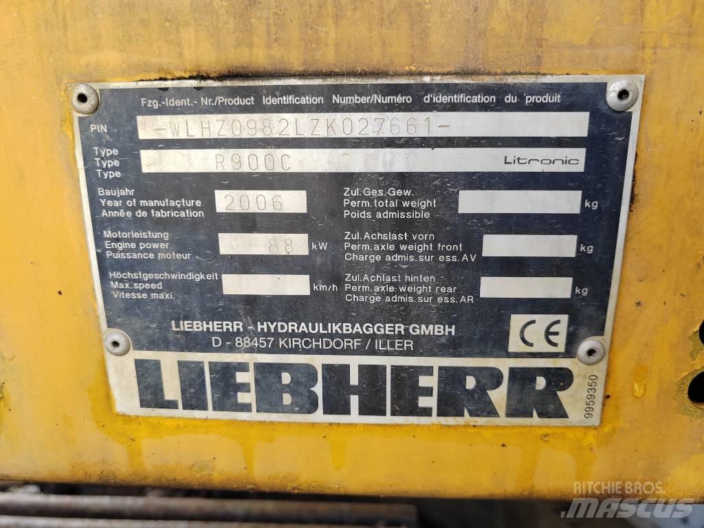 Liebherr R 900 C Kāpurķēžu ekskavatori
