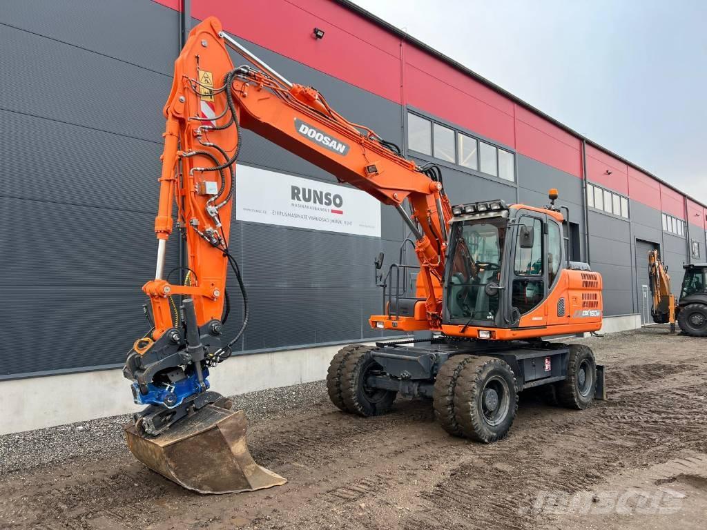 Doosan DX 160 W-3 Ekskavatori uz riteņiem
