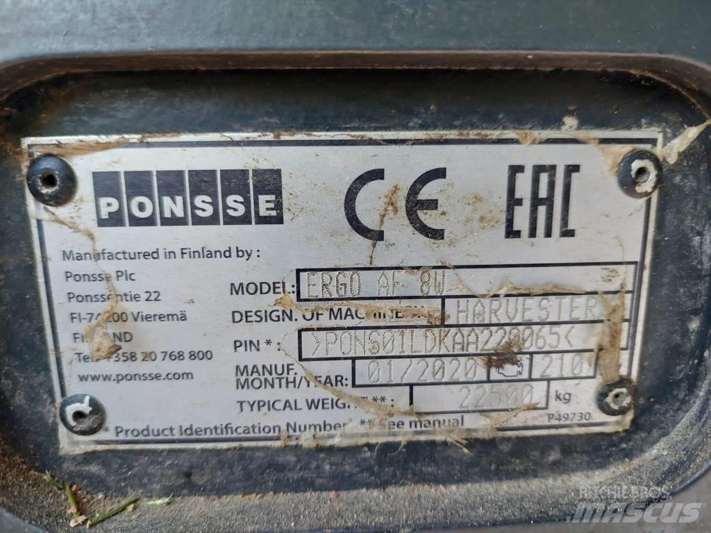 Ponsse Ergo AF 8W Harvesteri