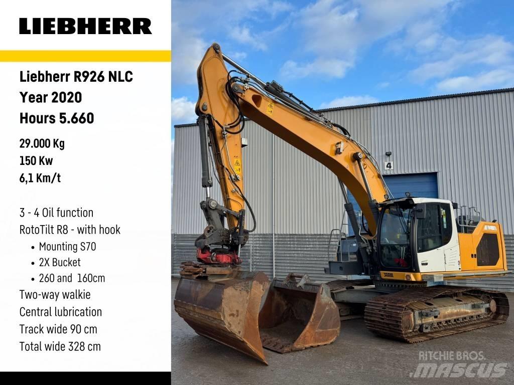 Liebherr R 926 Kāpurķēžu ekskavatori