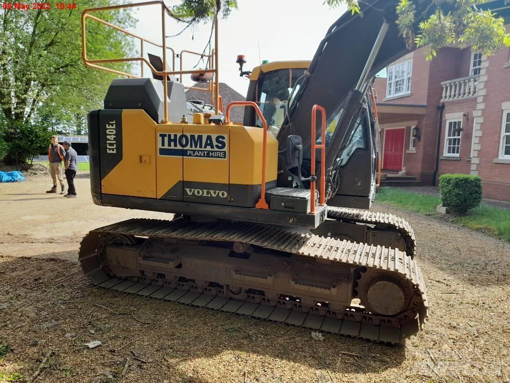 Volvo EC140EL Kāpurķēžu ekskavatori