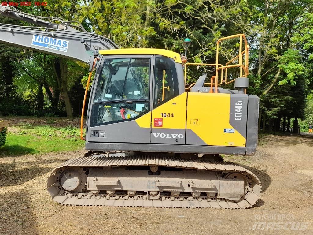Volvo EC140EL Kāpurķēžu ekskavatori