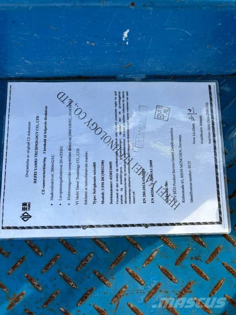 Yamei MS1330 Šķerveida pacēlāji