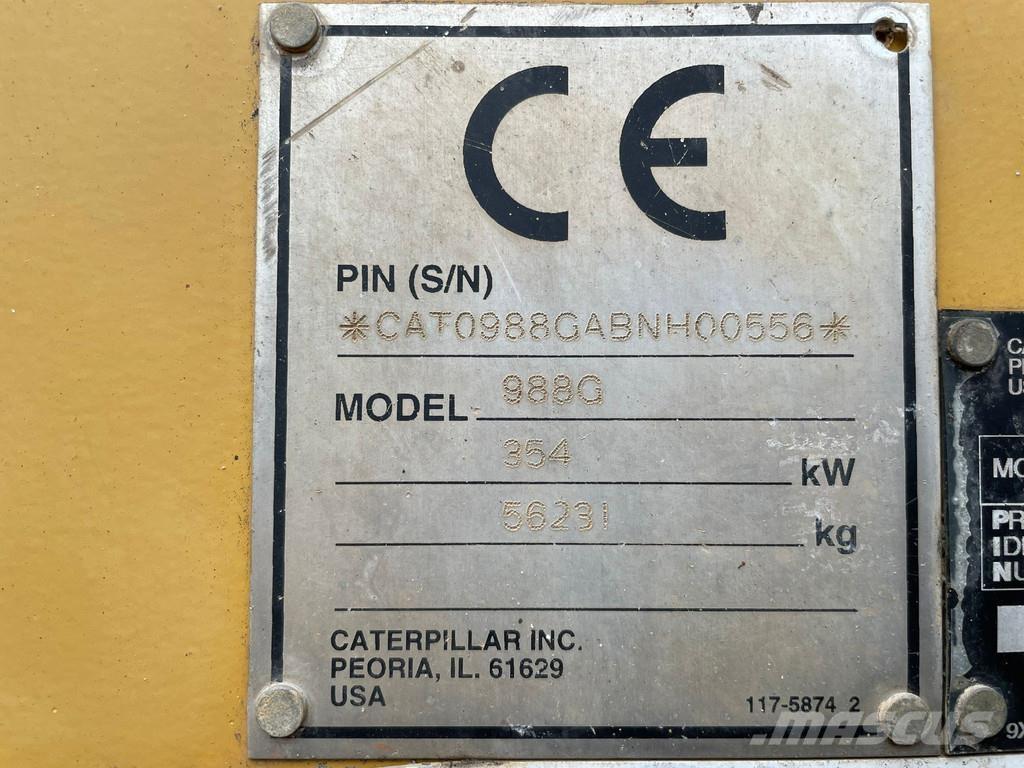 CAT 988G Iekrāvēji uz riteņiem