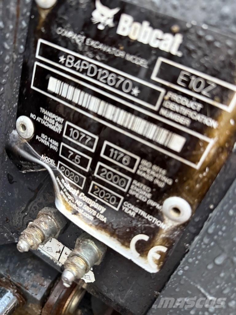 Bobcat E 10z Mini ekskavatori < 7 t