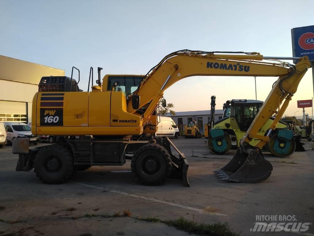 Komatsu pw160-11 Ekskavatori uz riteņiem