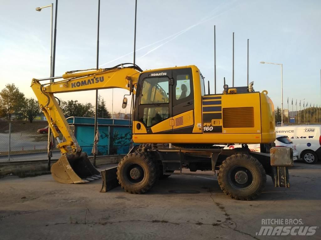 Komatsu pw160-11 Ekskavatori uz riteņiem