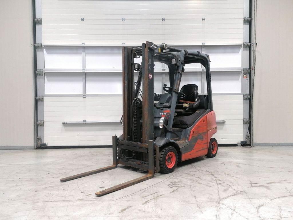 Linde H16D Tehnika ar dīzeļa dzinēju