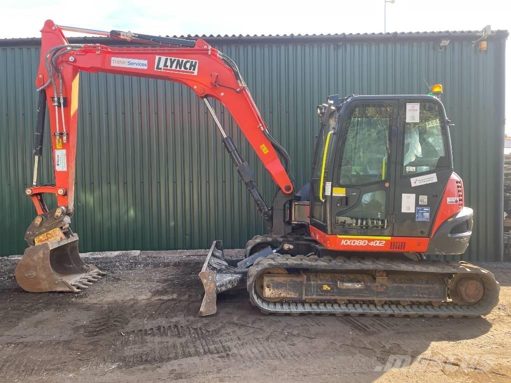 Kubota KX 080-4a2 Vidēja lieluma ekskavatori 7 t - 12 t
