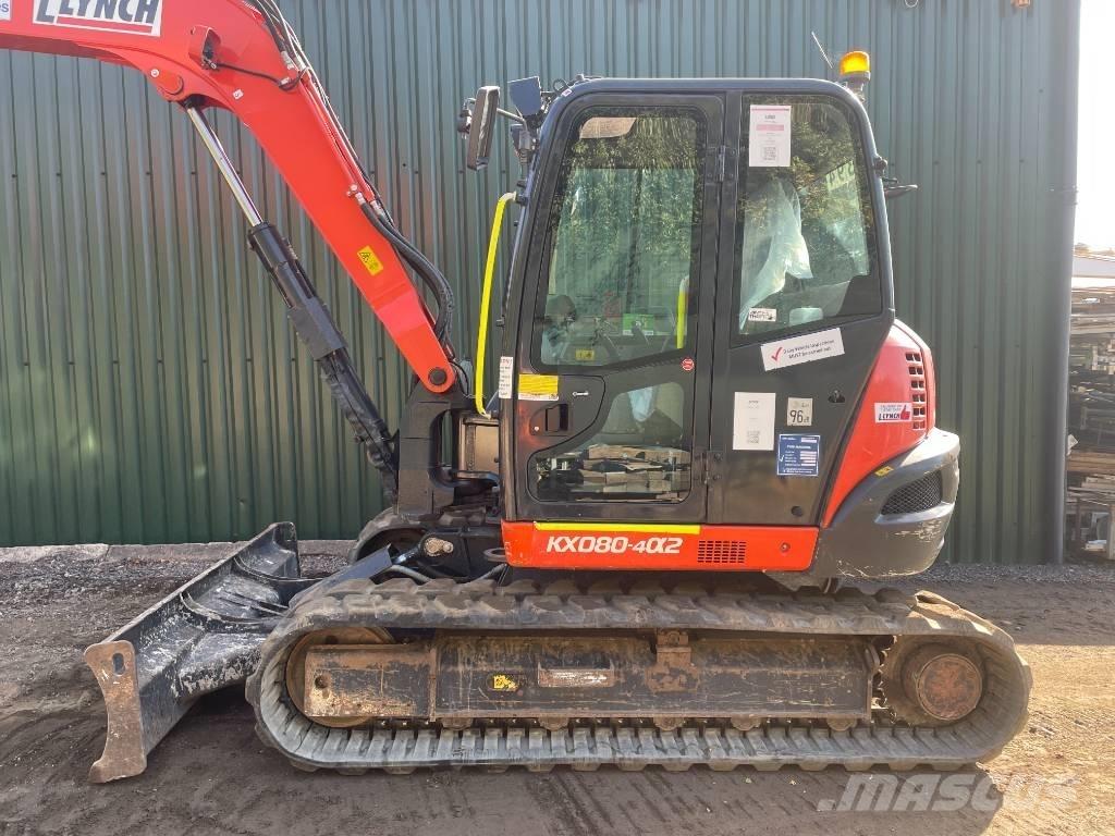 Kubota KX 080-4a2 Vidēja lieluma ekskavatori 7 t - 12 t