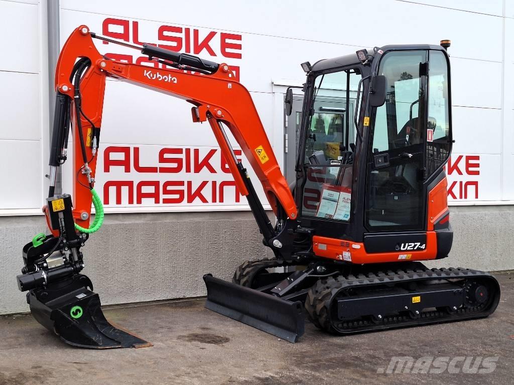 Kubota U 27-4 Mini ekskavatori < 7 t
