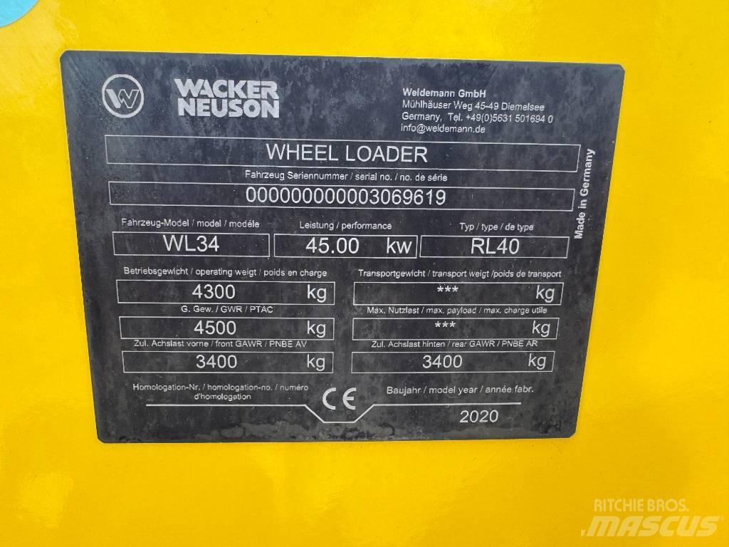 Wacker Neuson WL34 Iekrāvēji uz riteņiem