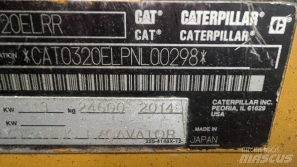 CAT 320 EL Kāpurķēžu ekskavatori