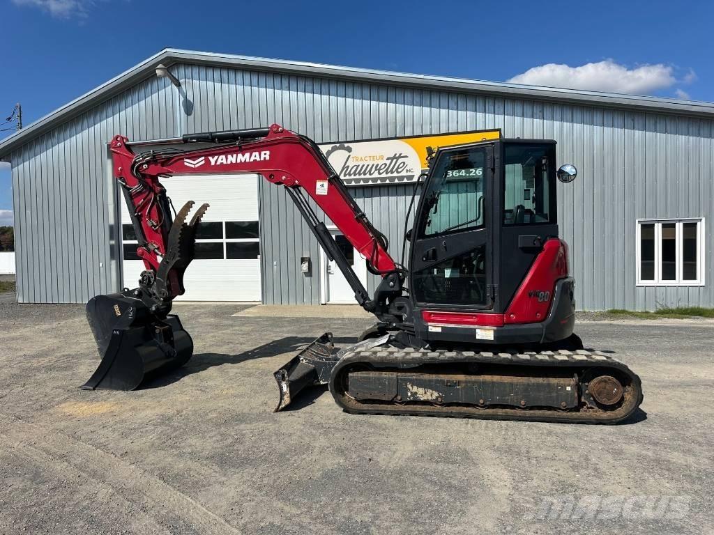 Yanmar Vio 80-1A Kāpurķēžu ekskavatori