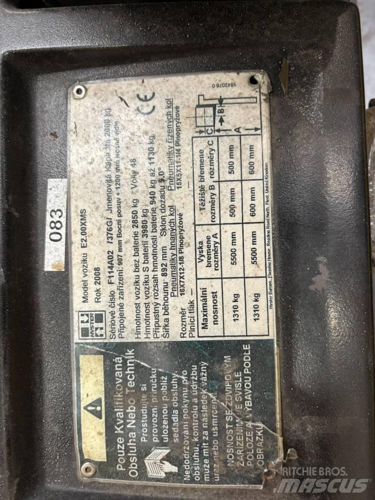 Hyster E2.00XMS Elektriskie iekrāvēji