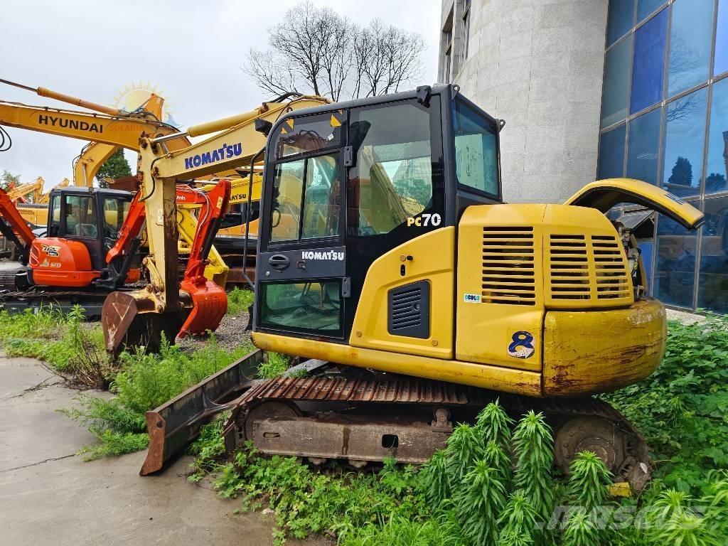 Komatsu PC 70-8 Kāpurķēžu ekskavatori