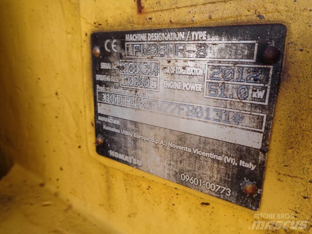 Komatsu PW 98 MR-6 Ekskavatori uz riteņiem