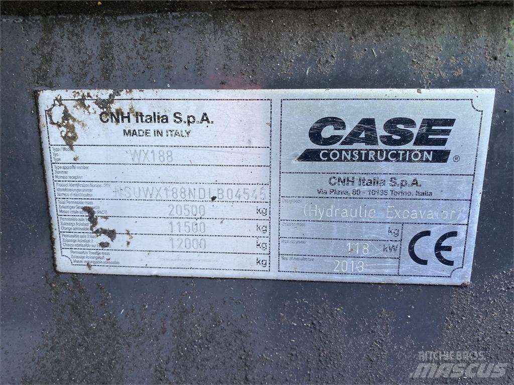 CASE WX188 Ekskavatori uz riteņiem