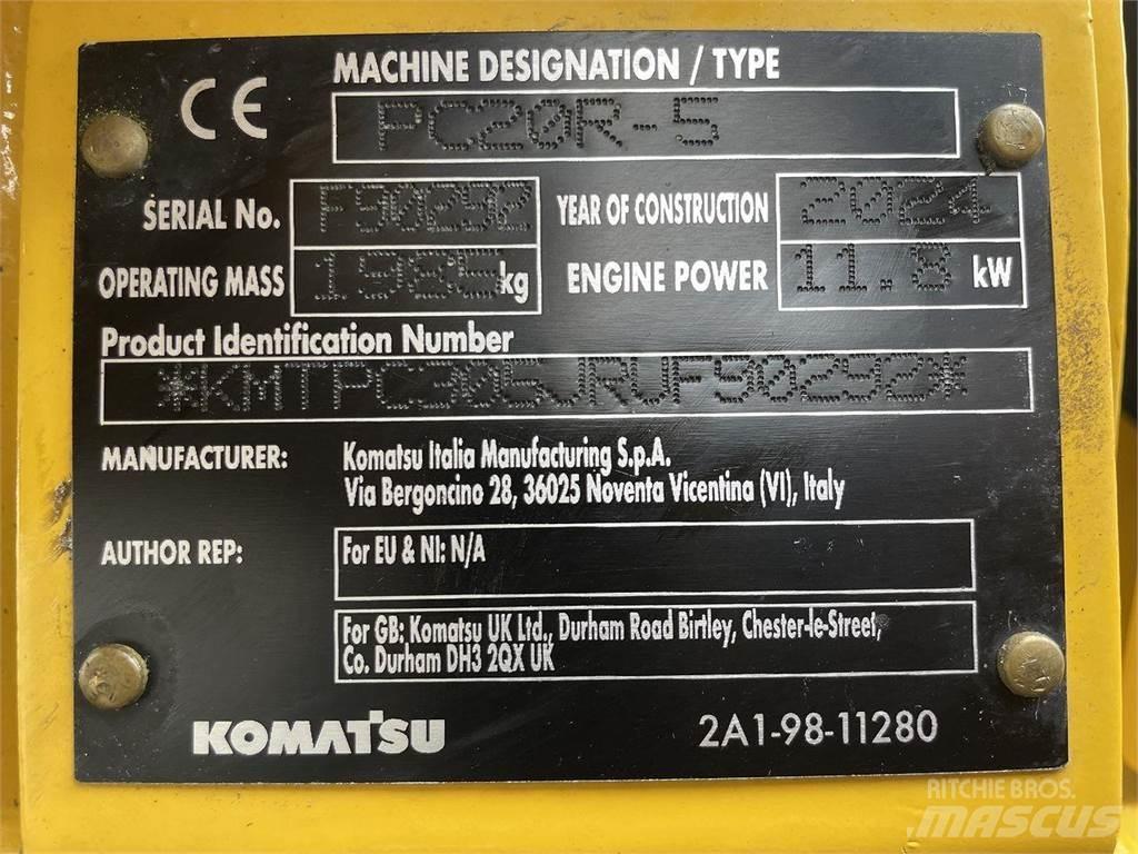 Komatsu PC20R-5 Ekskavatori uz riteņiem