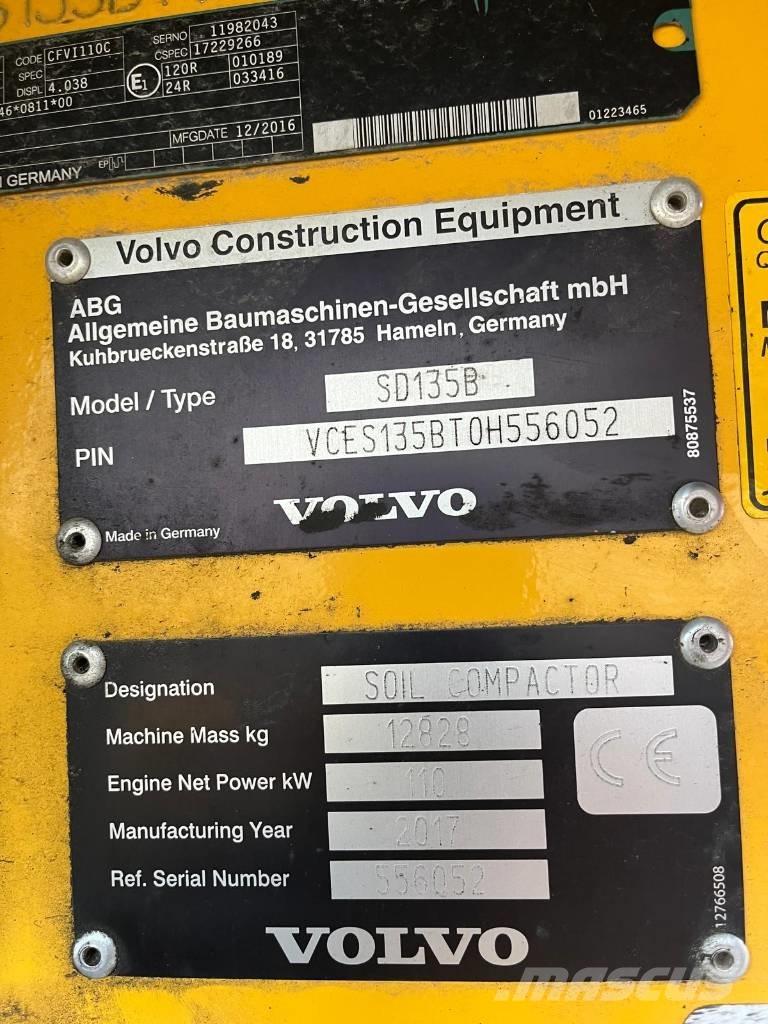 Volvo SD 135 B Pneimatiskie veltņi