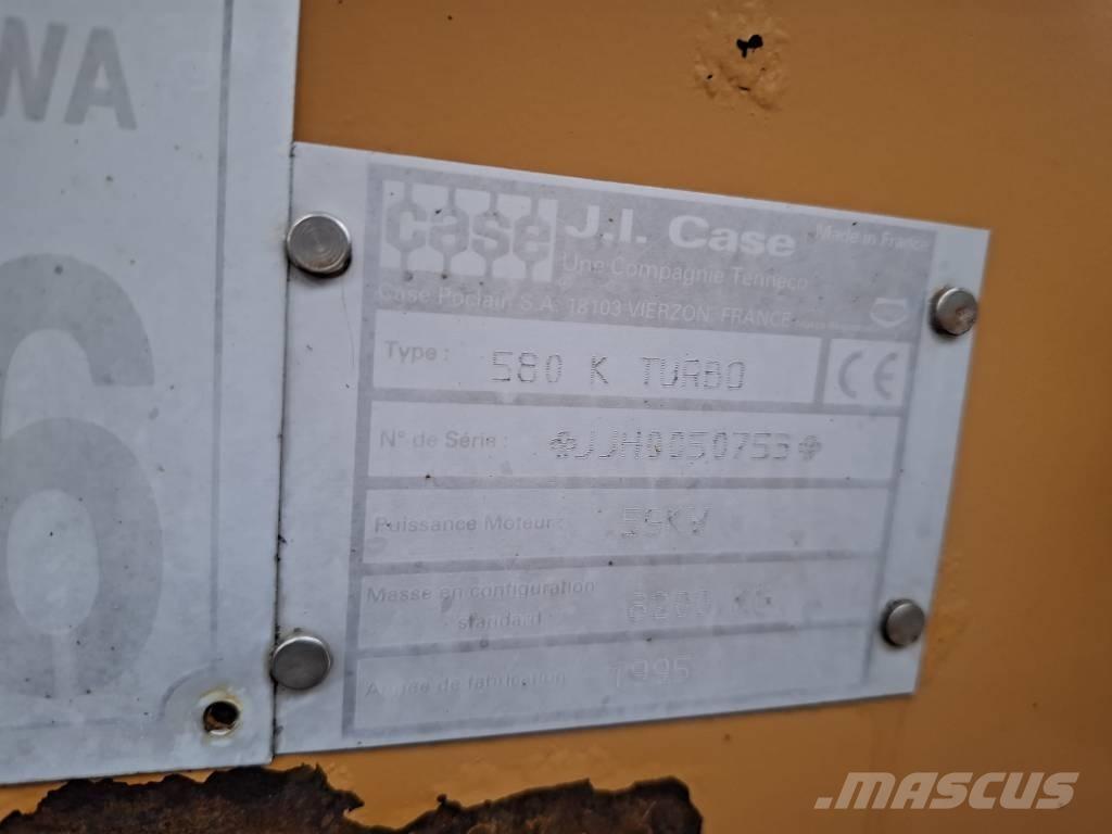 CASE 580 K Turbo Ekskavatori-iekrāvēji