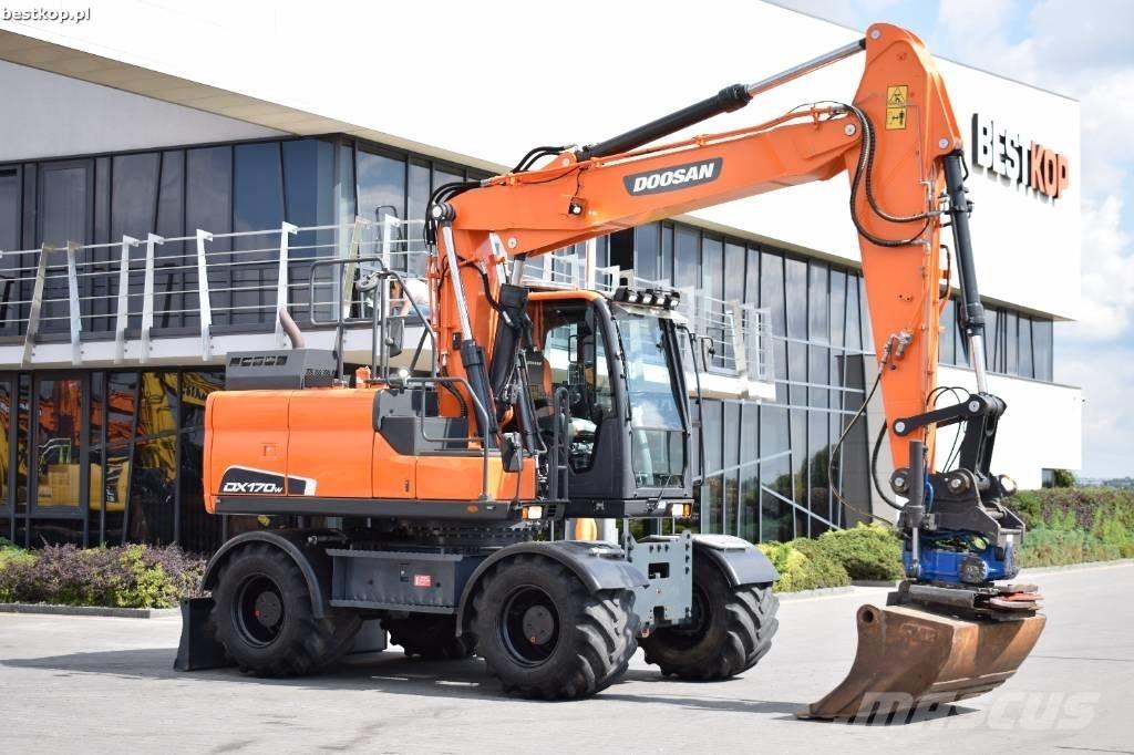 Doosan DX 170 W-5 Ekskavatori uz riteņiem
