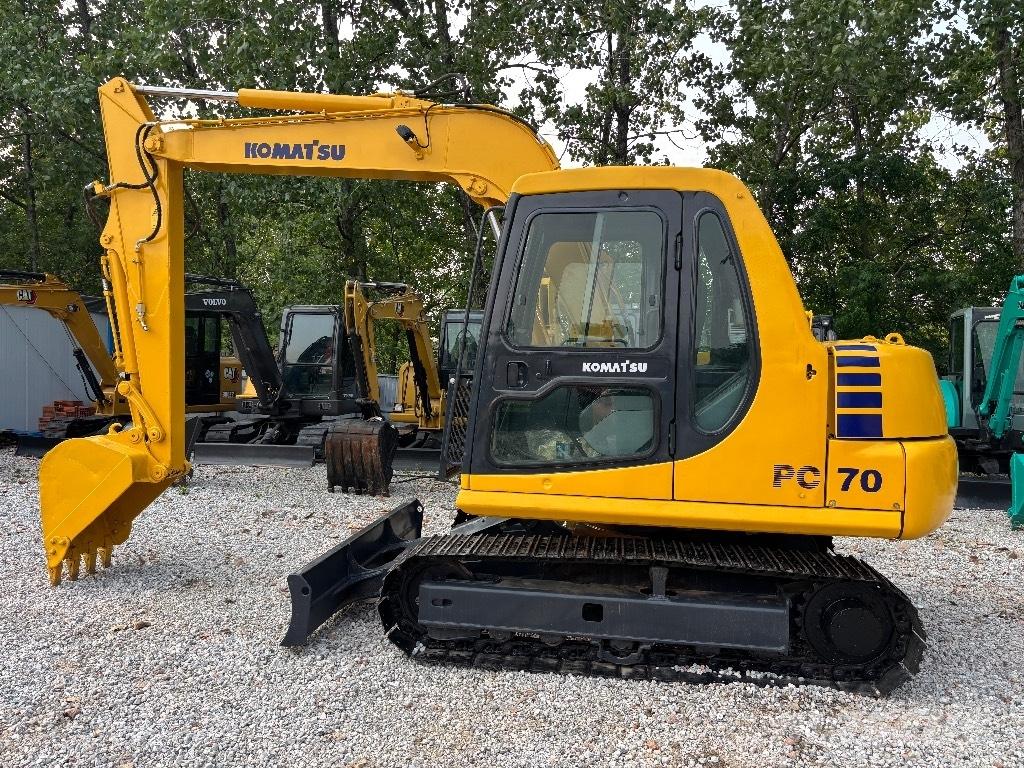 Komatsu PC 70 Kāpurķēžu ekskavatori