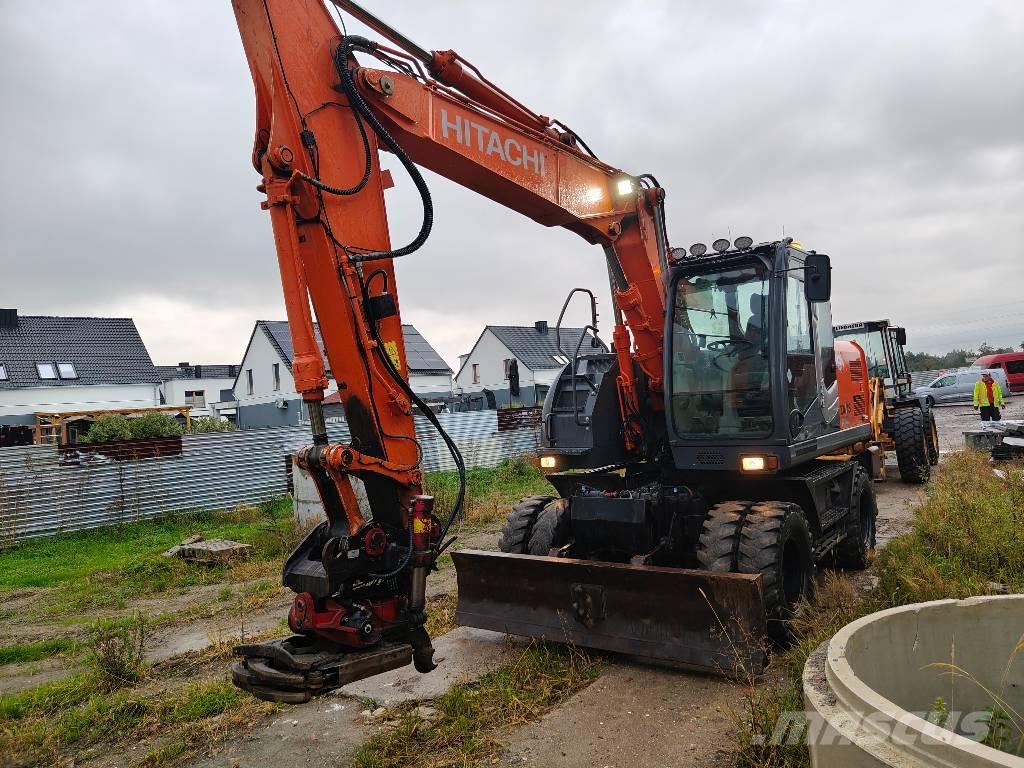 Hitachi ZX 140 W-5 Ekskavatori uz riteņiem