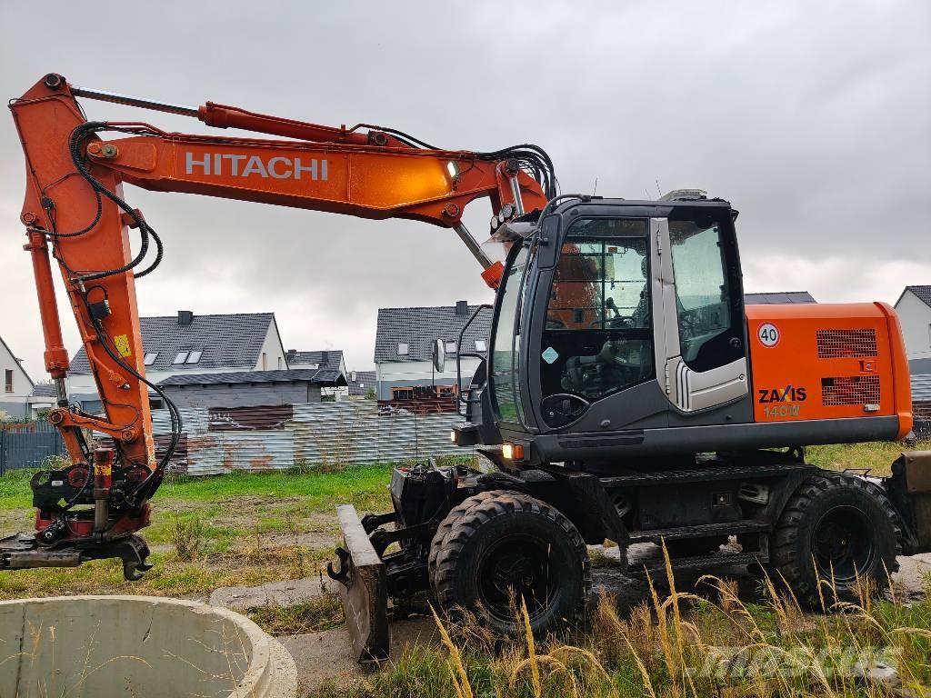 Hitachi ZX 140 W-5 Ekskavatori uz riteņiem