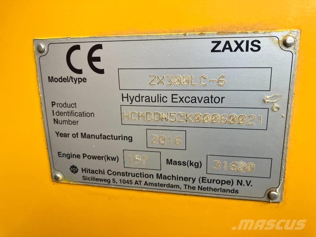 Hitachi ZX300 LC-6 Kāpurķēžu ekskavatori