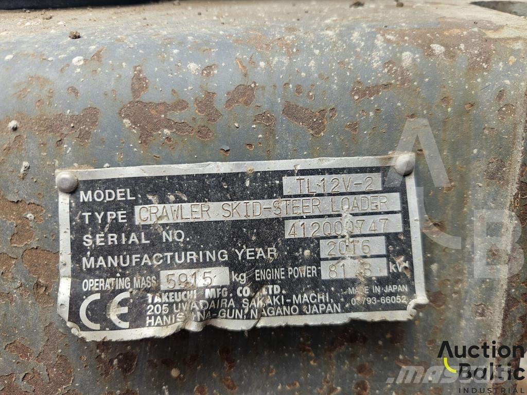 Takeuchi TL12V-2 Kāpurķēžu iekrāvēji