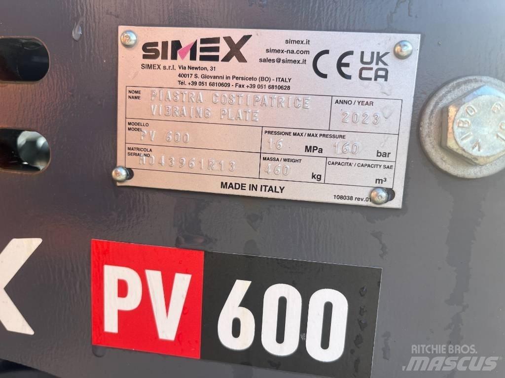 Simex PV600 Citas sastāvdaļas