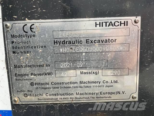 Hitachi ZX 85 US-6 Vidēja lieluma ekskavatori 7 t - 12 t
