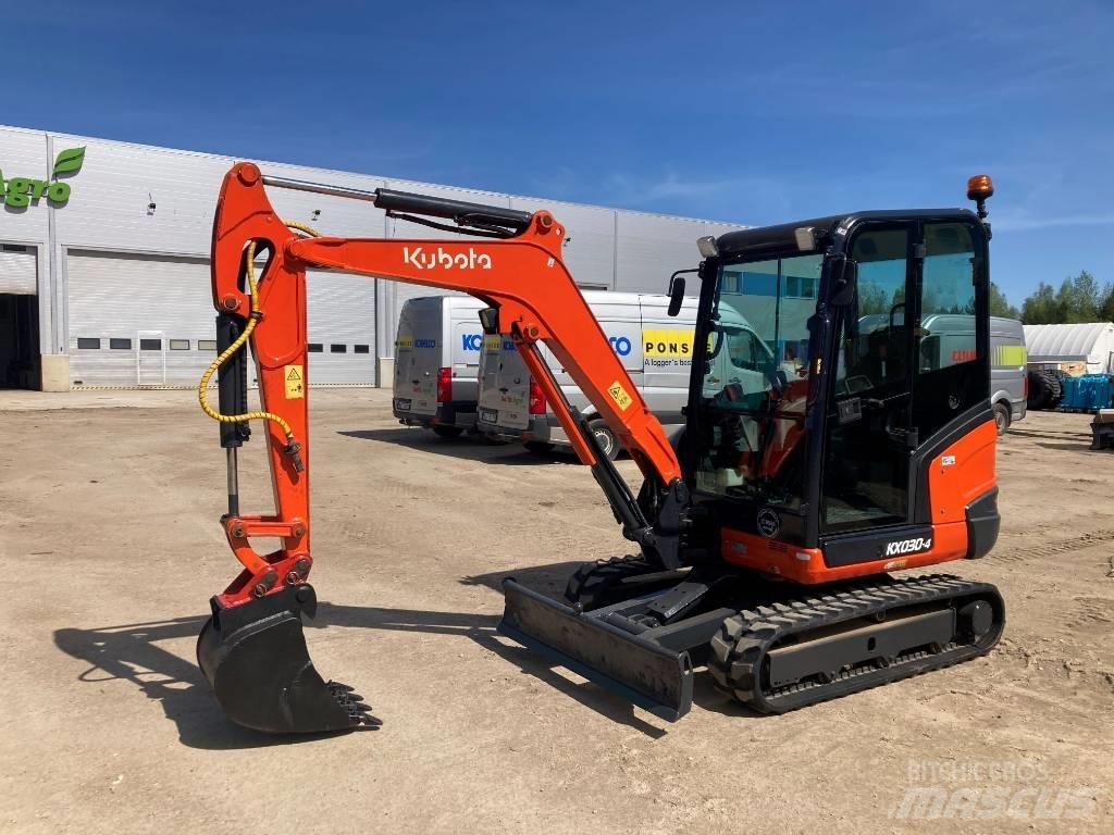 Kubota KX 030-4 Mini ekskavatori < 7 t