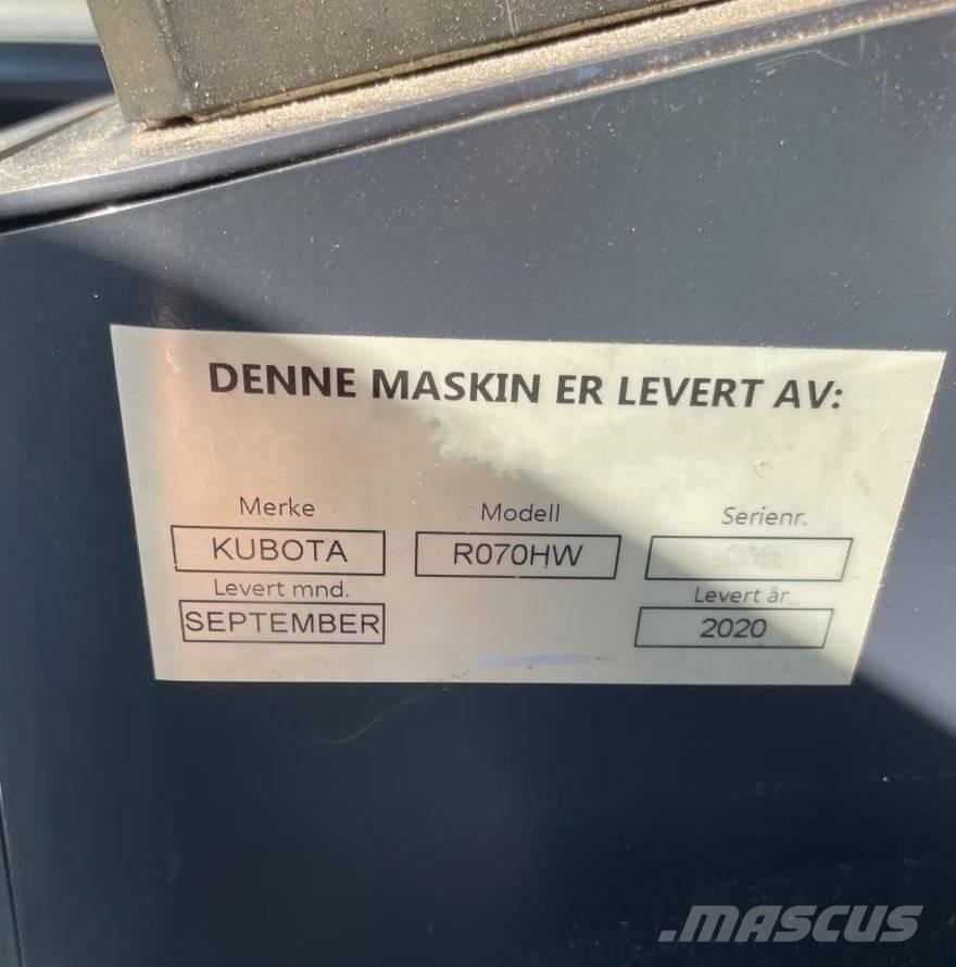 Kubota R 070 HW Iekrāvēji uz riteņiem