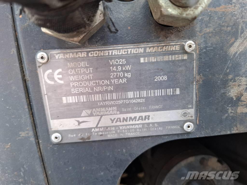Yanmar ViO25 Mini ekskavatori < 7 t