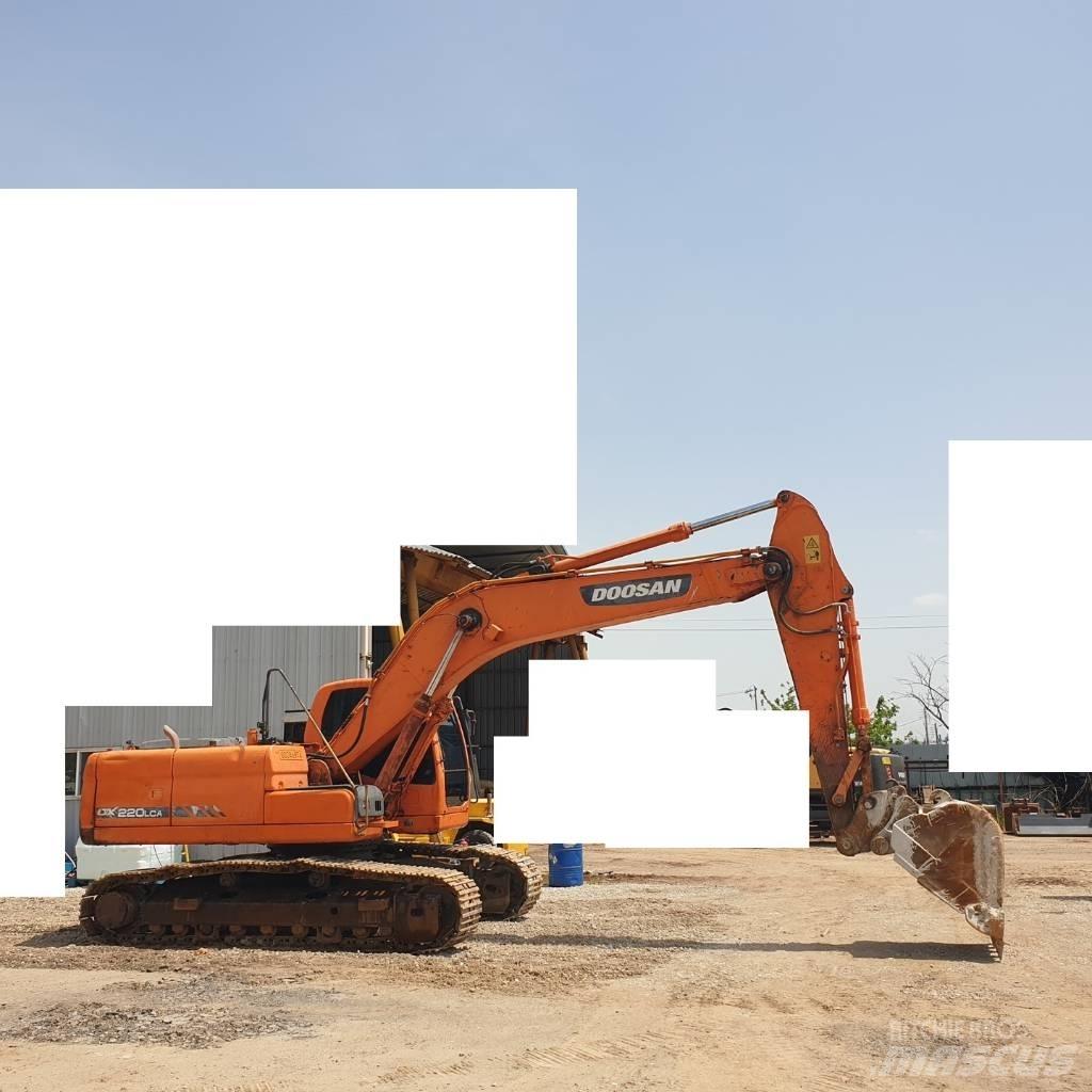 Doosan DX 220 LCA Kāpurķēžu ekskavatori