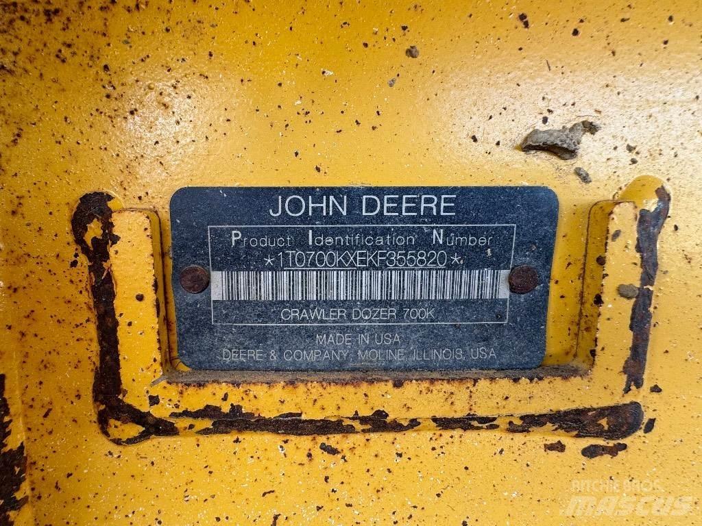 DEERE 700K LGP Kāpurķēžu buldozeri