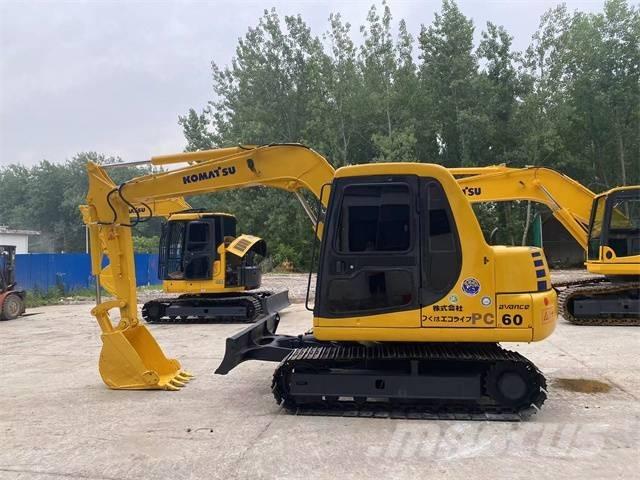 Komatsu PC 60-7 Kāpurķēžu ekskavatori