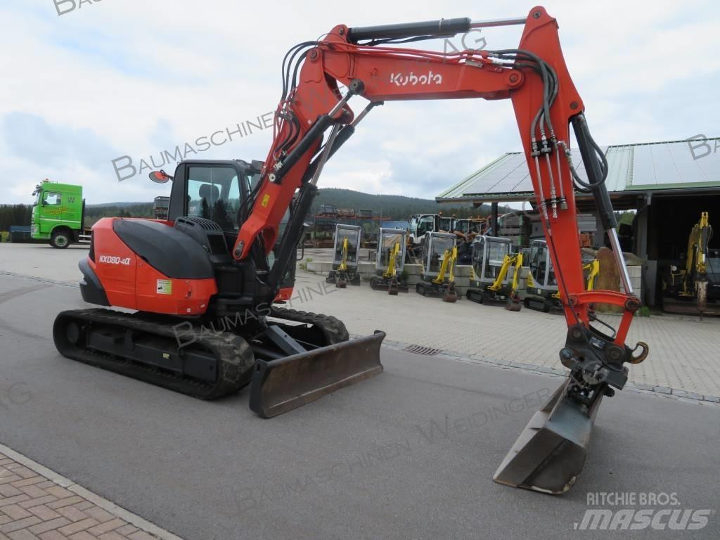 Kubota KX 080-4 Mini ekskavatori < 7 t